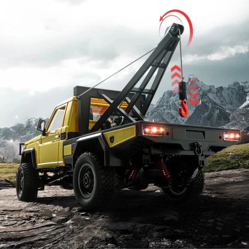 MN82T RC coche 1/12 4WD simulación profesional escalada vehículo de rescate 2,4G grúa de Control remoto eléctrico coche juguete para regalo LC79