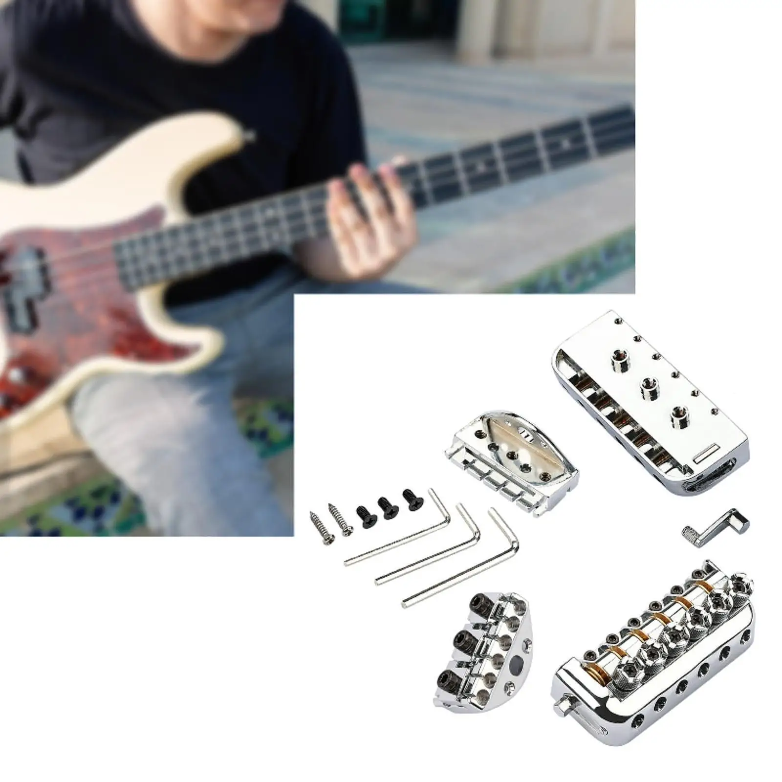 

Сменный хвостовик без головы, 6-струнный седло, гитарный бридж без головы