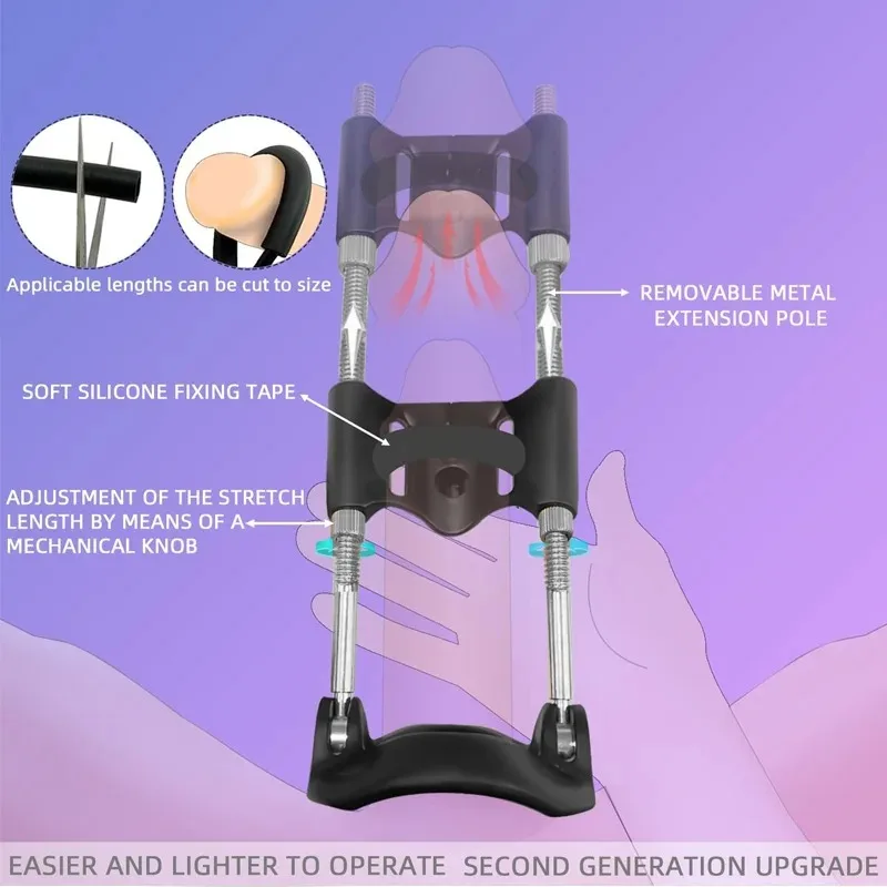 Sex Toys Tools Penis Training Extender Enlargement Edge Stretcher Pump Sex Toys For Male Penis Exercise Strap Dick Enlargers18+ - Image 4