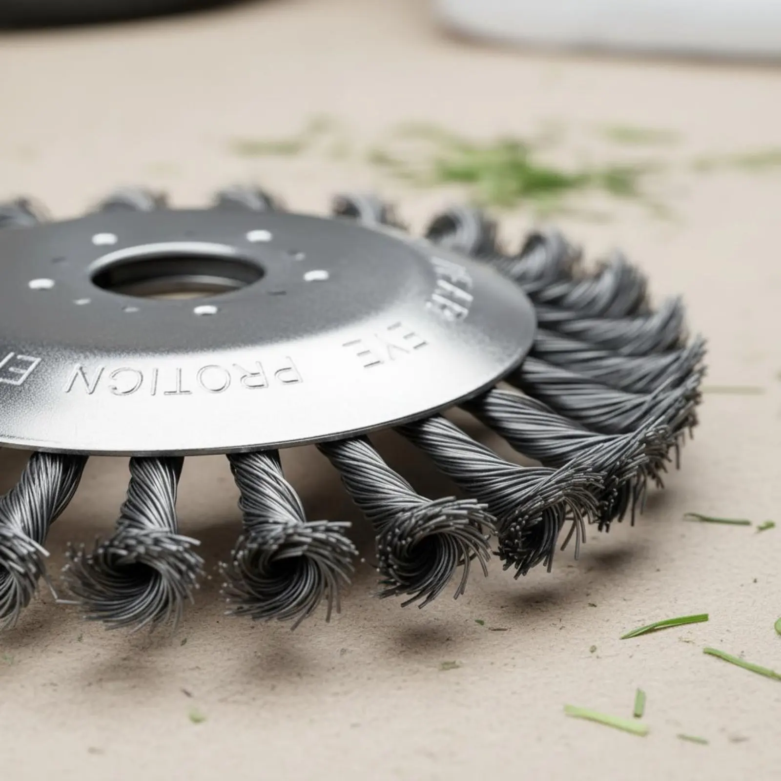 Steel Wire Trimmer Head Versatile Twisted Wire Vegetation Brush Gardening Tool Accessory Rust Removal for Patios, Sidewalks view 6
