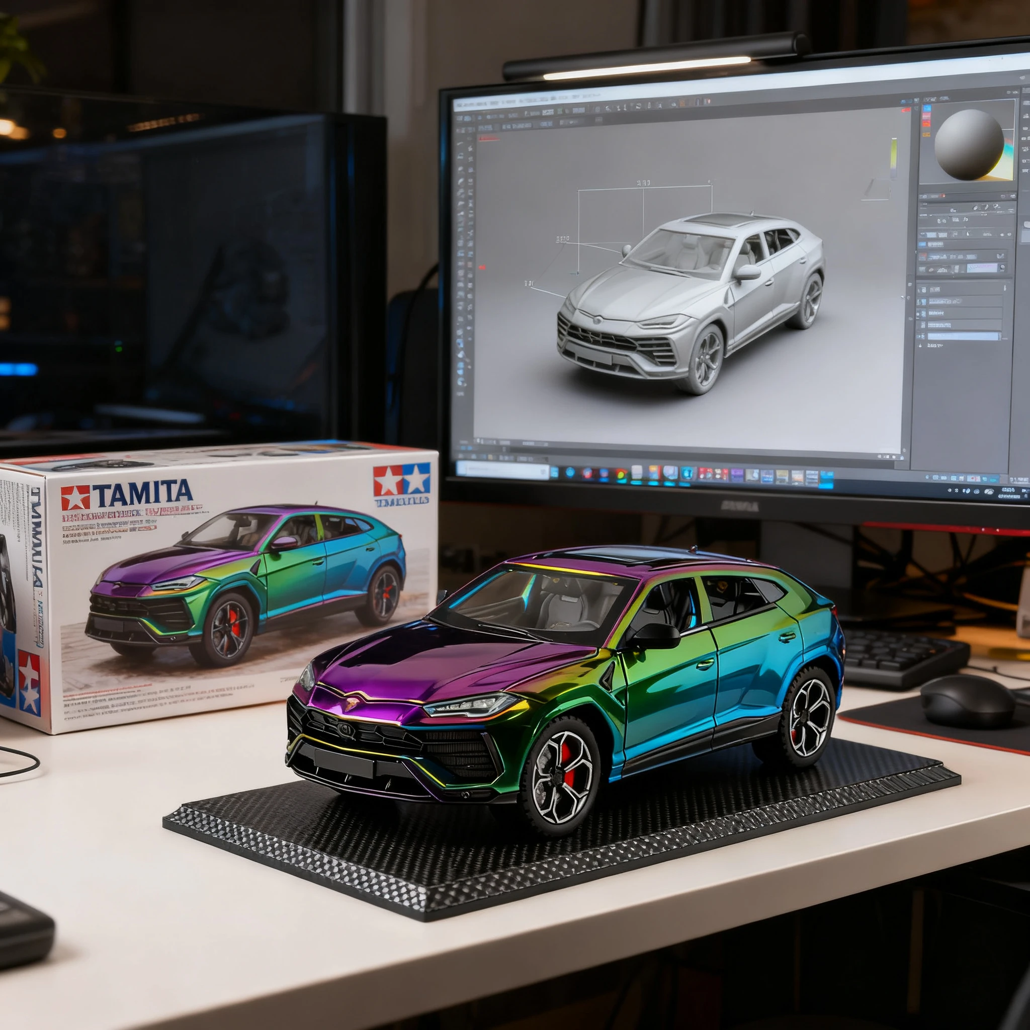 

Масштаб 1:24 URUS Revuelto, спортивный автомобиль, игрушечная модель, литой под давлением из сплава, музыкальный свет, суперкар, двери, открытые модели автомобилей, коллекция автомобилей