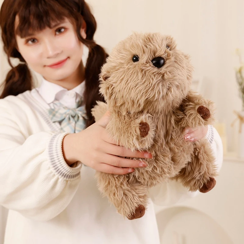 

Cute Sea Otter Plush Toy Kawaii Soft Plushie Sea World Soft Stuffed Fluffy Animal Simulation Doll Pillow Birthday Gift For Kids