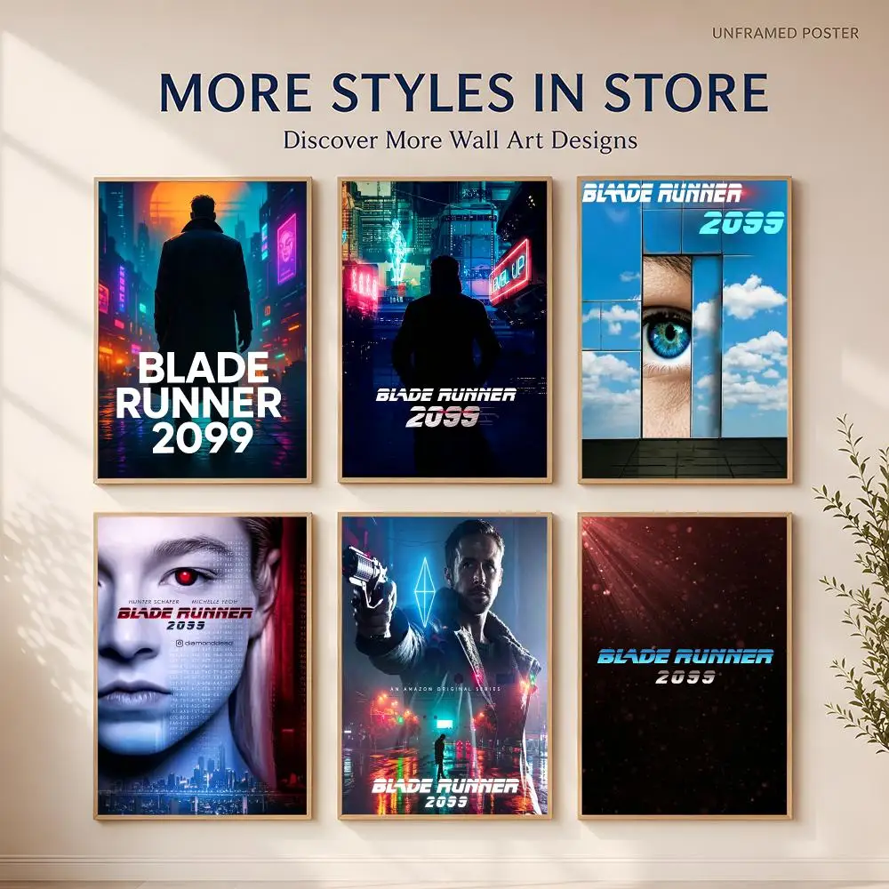 series Blade Runner 2099 Poster Versatile HD Waterproof Wall Art Self-Adhesive Decor for Any Space Ideal Gift
