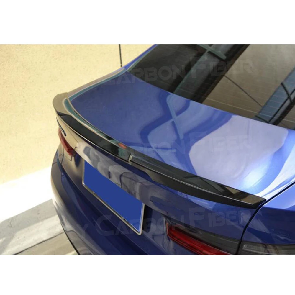 

JIACHE Carbon Fiber For BMW 3 Series G20 G28 2019-2020 Car Rear Trunk Spoiler Boot Wings M4 Style ABS Spoiler Bumper Rear Lip