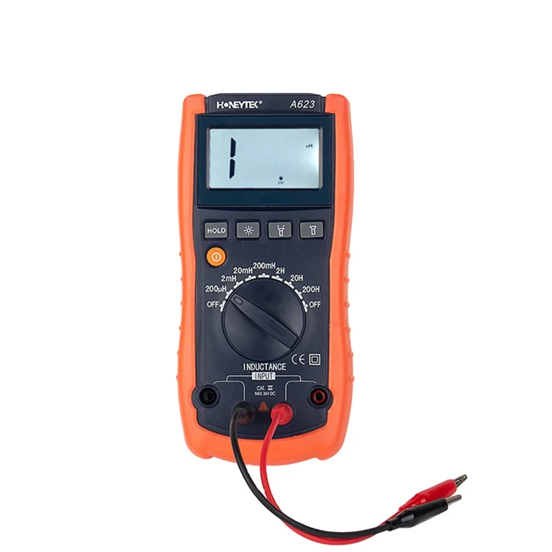 

Electronic Tester A623 Digital Multimeter Measurement Current Resistance Circuit Test Flashlight Data HOLD Measurement Tool