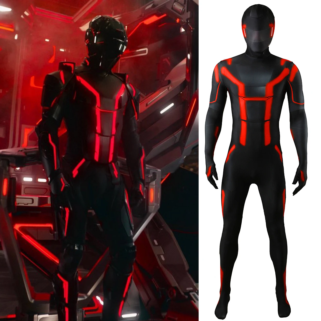 

Movie Tron Ares Cosplay Tron 3 Superhero Costume 3D Printed Spandex Zentai Suits Outfits Halloween Costume for Adult Kids