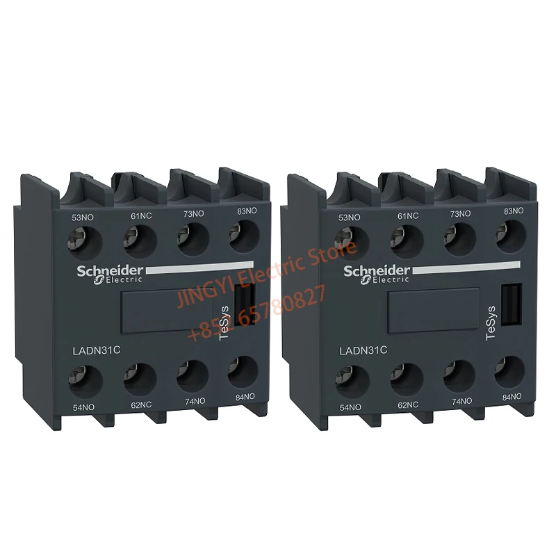 

New LADN31C Original Authentic Contactor Attachment AC Contactor Instantaneous Auxiliary Contact Module 3NO+1NC Front Mounting