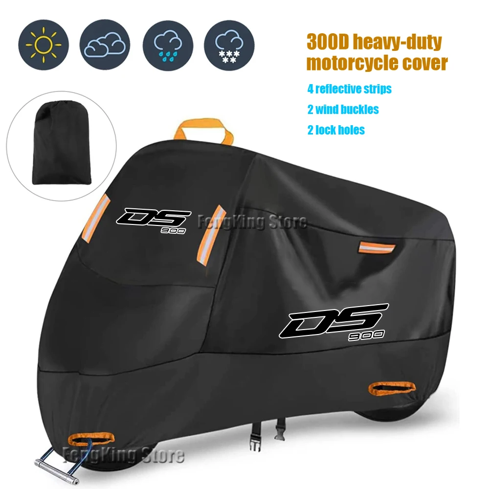 

Motorcycle Cover Waterproof Outdoor All Season Dustproof UV Protective Moto Rain Cover for Voge DSX 900 DS900X 900 DSX 2024