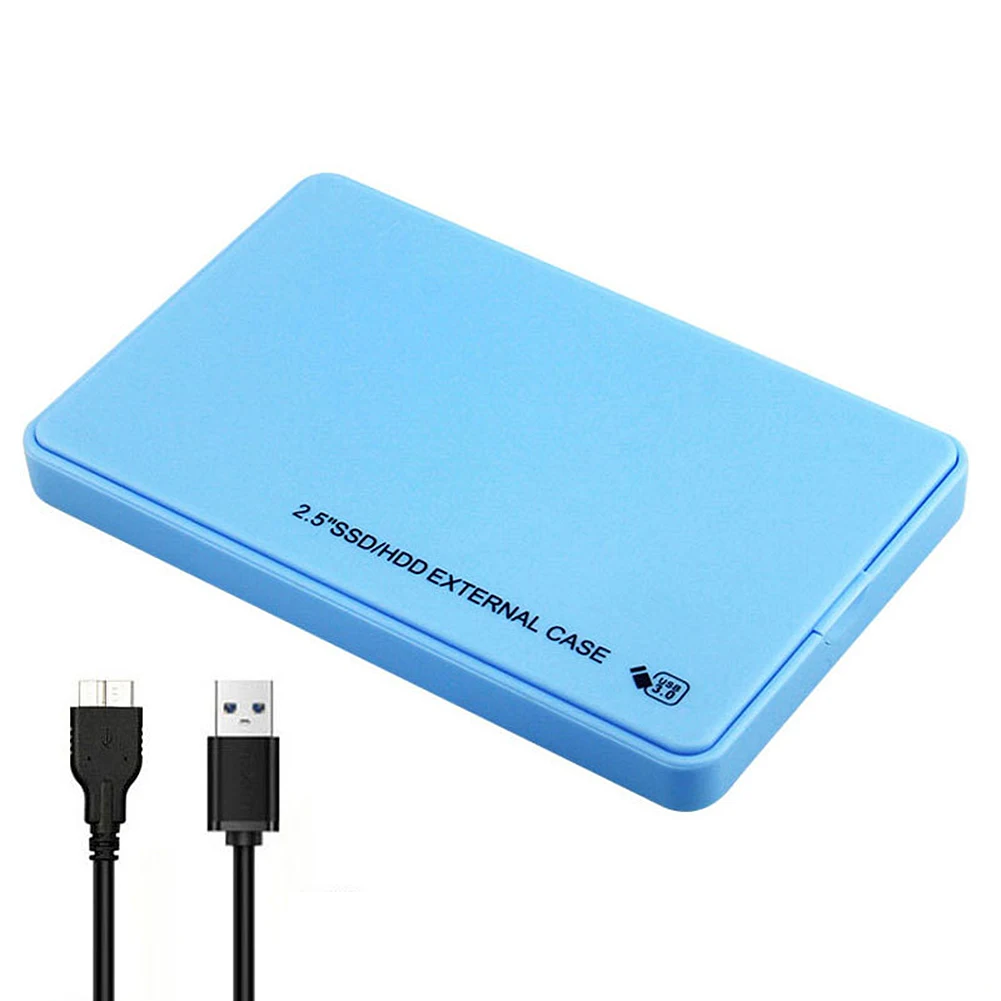 

2.5 Inch Hard Drive Enclosure USB3.0 HDD/SSD Case 6Gbps Portable Solid State Drive Box Mobile Hard Drive Case for Laptop Tablet