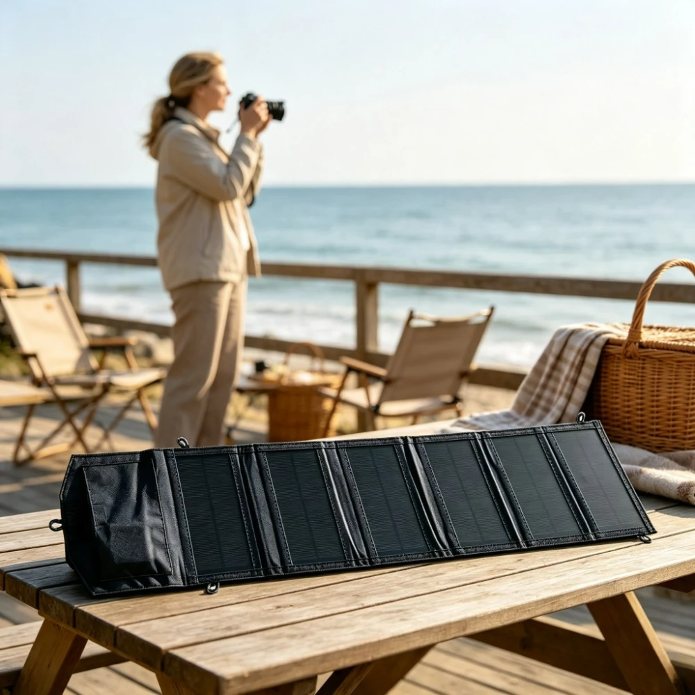 Outdoor Portable Waterproof Foldable USB Solar Panel Charger 25W 100W Solar Charger For Camping Hiking Climbing Travel
