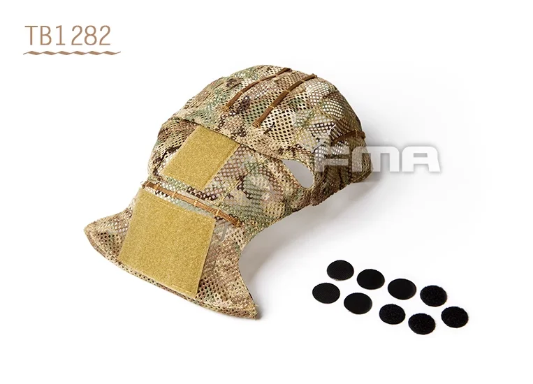 FMA Cubierta de casco táctico CP – Malla recortada para airsoft - imagen 2