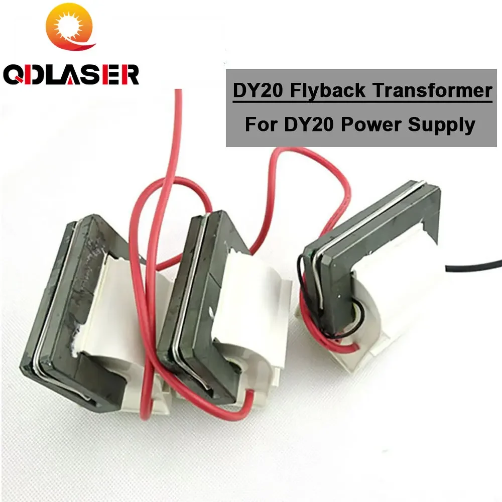 

QDLASER RECI DY20 High Voltage Flyback Transformer For 130W 150W 3pcs/lot Co2 Laser Power Supply