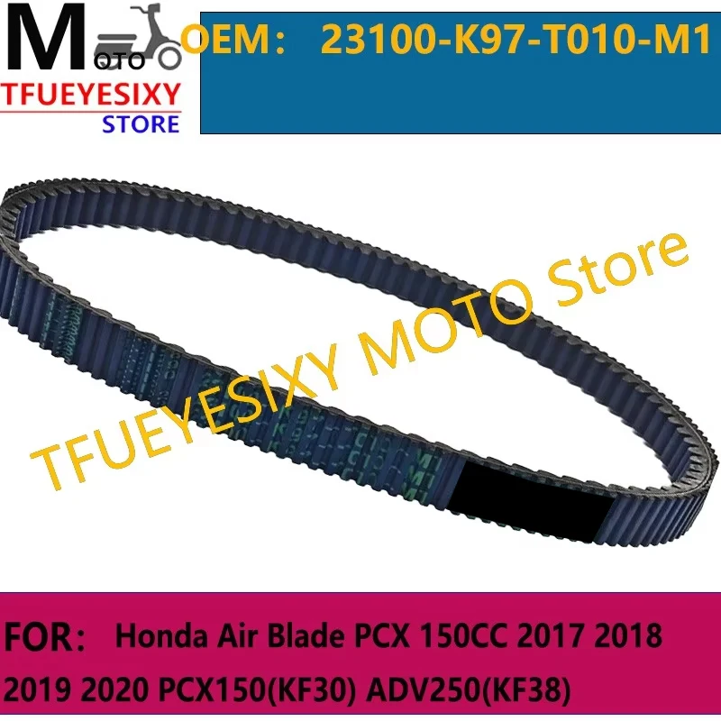 

TFUEYESIXY 23100-K97-T010-M1 Double Teeth Drive Belt For Honda Air Blade PCX 150CC 2017 2018 2019 2020 PCX150(KF30) ADV250(KF38)
