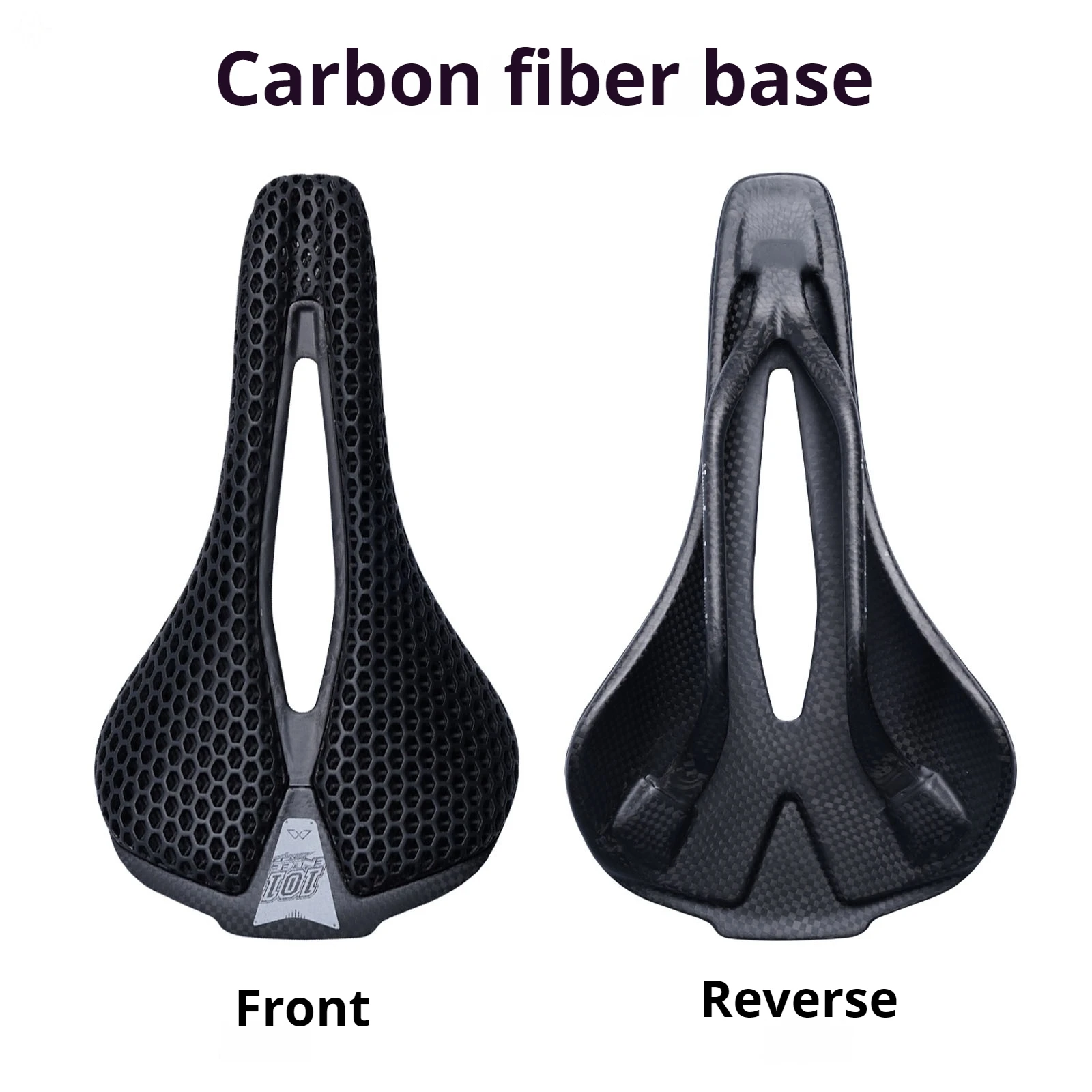 3D Printed Ultralight Carbon Bike Saddle Comfort Cycling Seat Replacement Accessories for Road MTB Mountain Bicycle