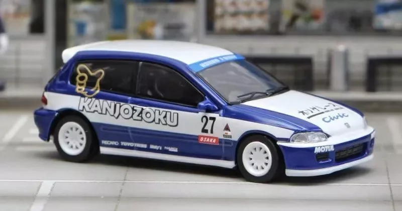

Civic (EG6) - #27 Kanjozoku - blue / white - Street Weapon 1:64