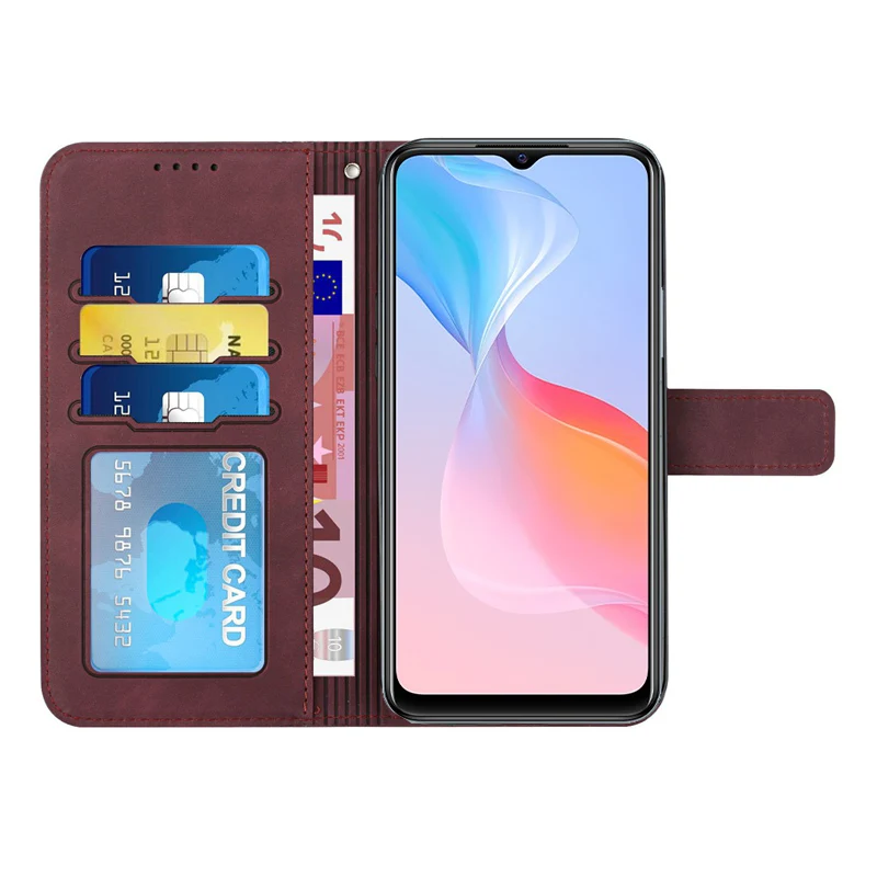 Wallet Case for Vivo Y20 Y20S Y21 Y21S Y33S Y53S Y55S Y76S Y15S Anti-Fingerprint PU Leather Flip Cover for VIVO Y12S Y17 Y52 Y72