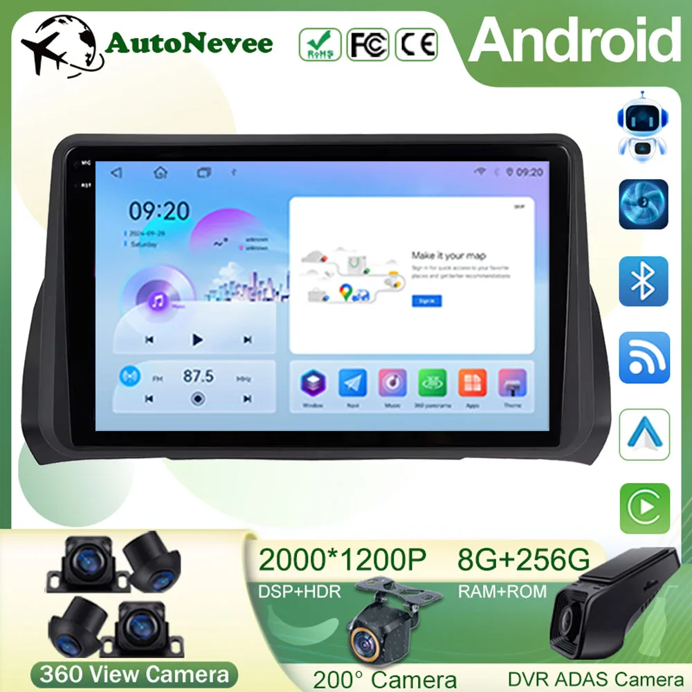 

Wireless Carplay Stereo Android 14 For Fiat Argo 2019-2022 Car Radio Multimedia Navigation Head Unit Screen 4G GPS Touch Screen