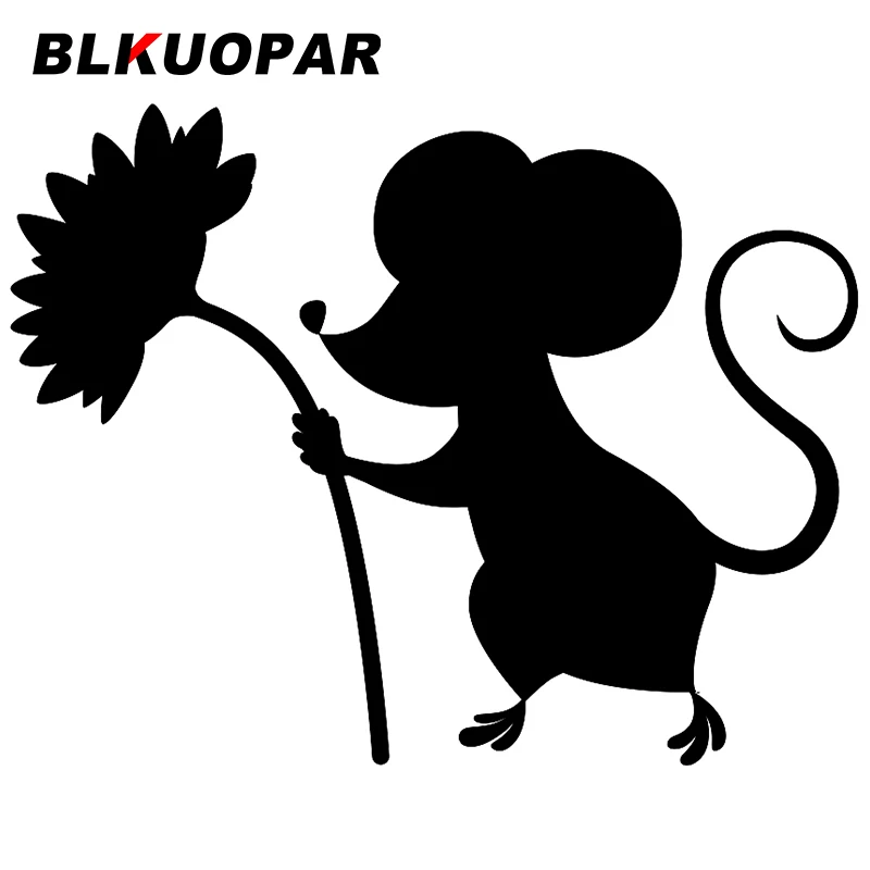 

BLKUOPAR для милых маленьких серых мышей, автомобильные наклейки, водостойкая наклейка, виниловая наклейка с принтом на заказ, багажник автомобиля, солнцезащитный крем, декор