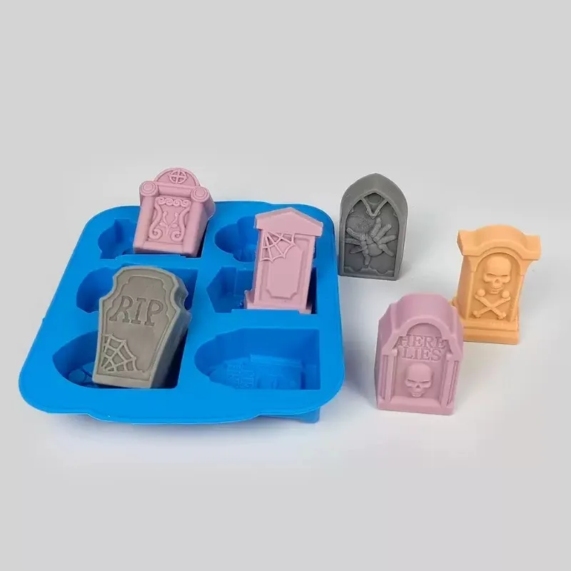 For Creative Relief Shape Mold, Silicone Mould for DIY Aromatherapy Candle, Handmade Soap Making Craft