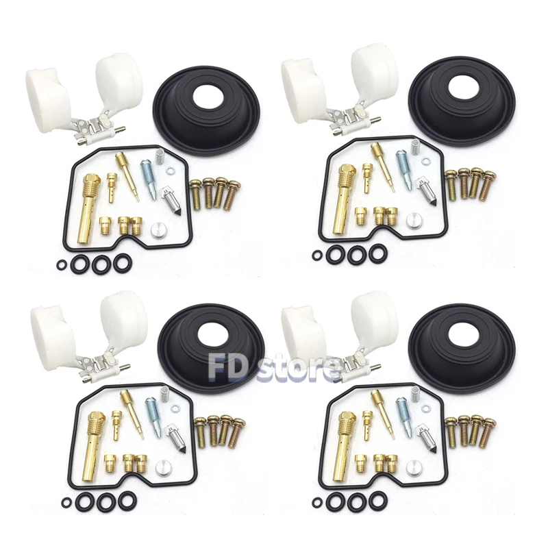 4X Carburetor Repair Kit for KAWASAKI GT550 Z550 G7-G9 1991-1994 GT 550 Motorcycle Floating piston diaphragm