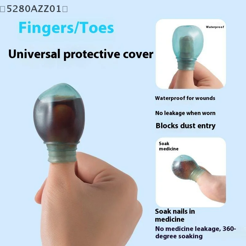 [-HMA58」 قطعتان من واقيات أصابع القدم المصنوعة من السيليكون الناعم تقلل الاحتكاك وتمنع إدخال الأظافر للعناية بالجروح والتهابات الجلدية