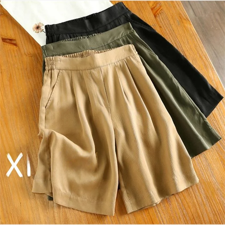 Letnie spodnie casualowe w dużych rozmiarach dla kobiet plus size, wygodne i modne ubrania plus size na lato 2023.