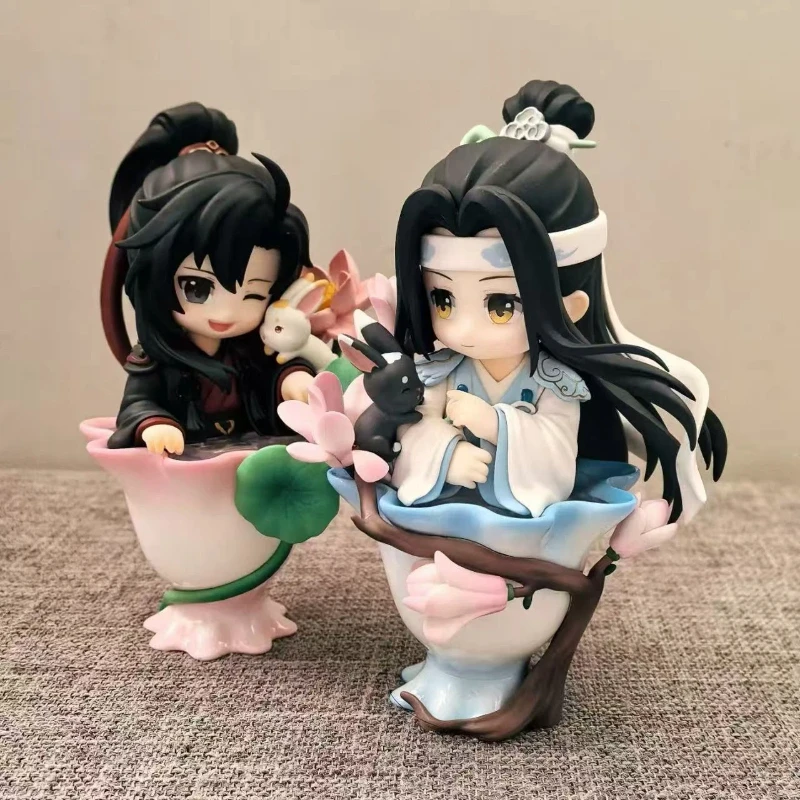 In Stock Authentic Founder Of The Magic Road, Porcelain Rhyme, Flower Language, Blind Box Anime Peripheral Q Version Doll Cute