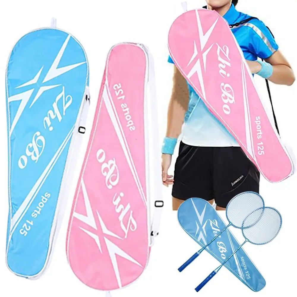 Portable Large Capacity Waterproof Badminton Rackets Bag One-shoulder Protective Cover Racquet Pouch