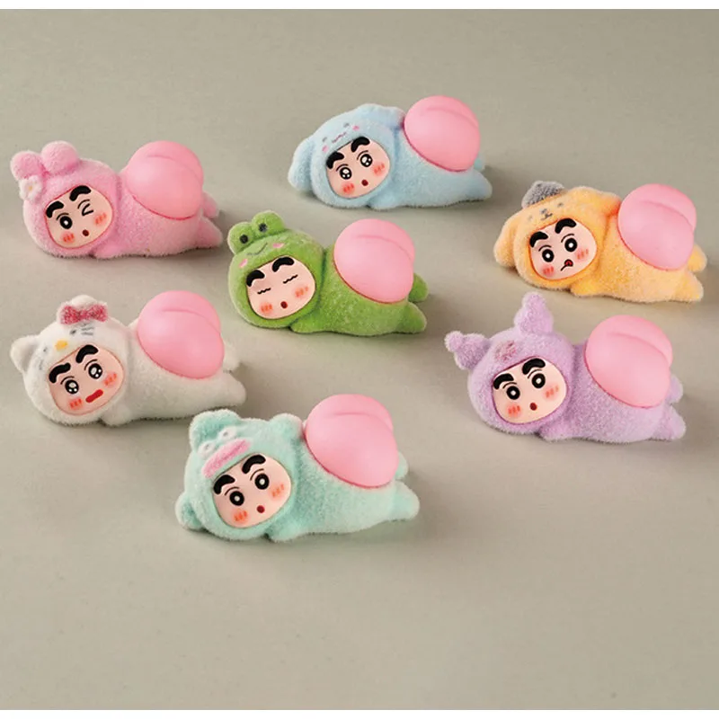 

7pcs Shin-chan Desktop Figurines Cute Cartoon Car Decorations Office Ornaments Gifts for Men and Women DIY Accessories