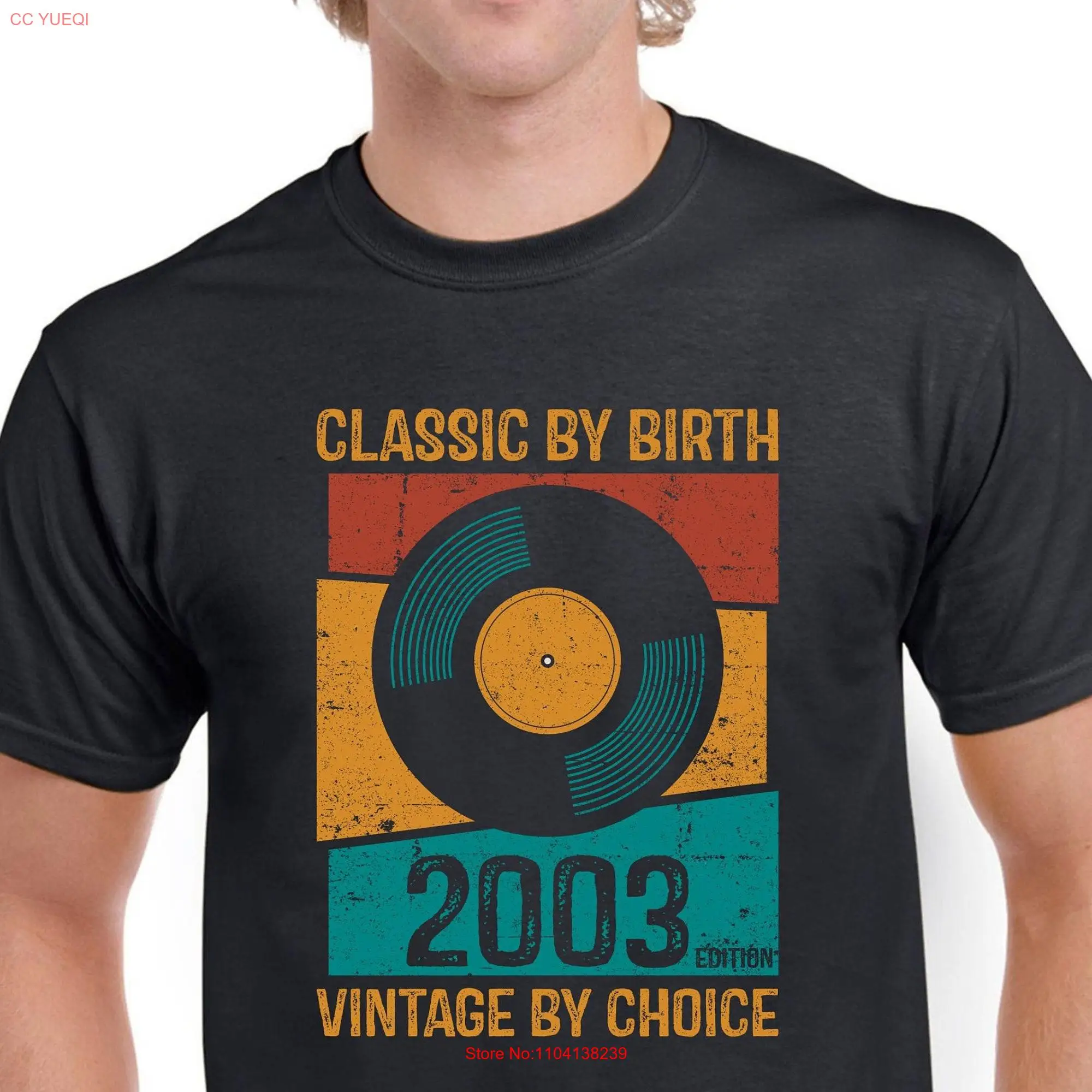 21st Birthday s 21 Years Old T Shirt For Born In 2003 Present  long or short sleeves