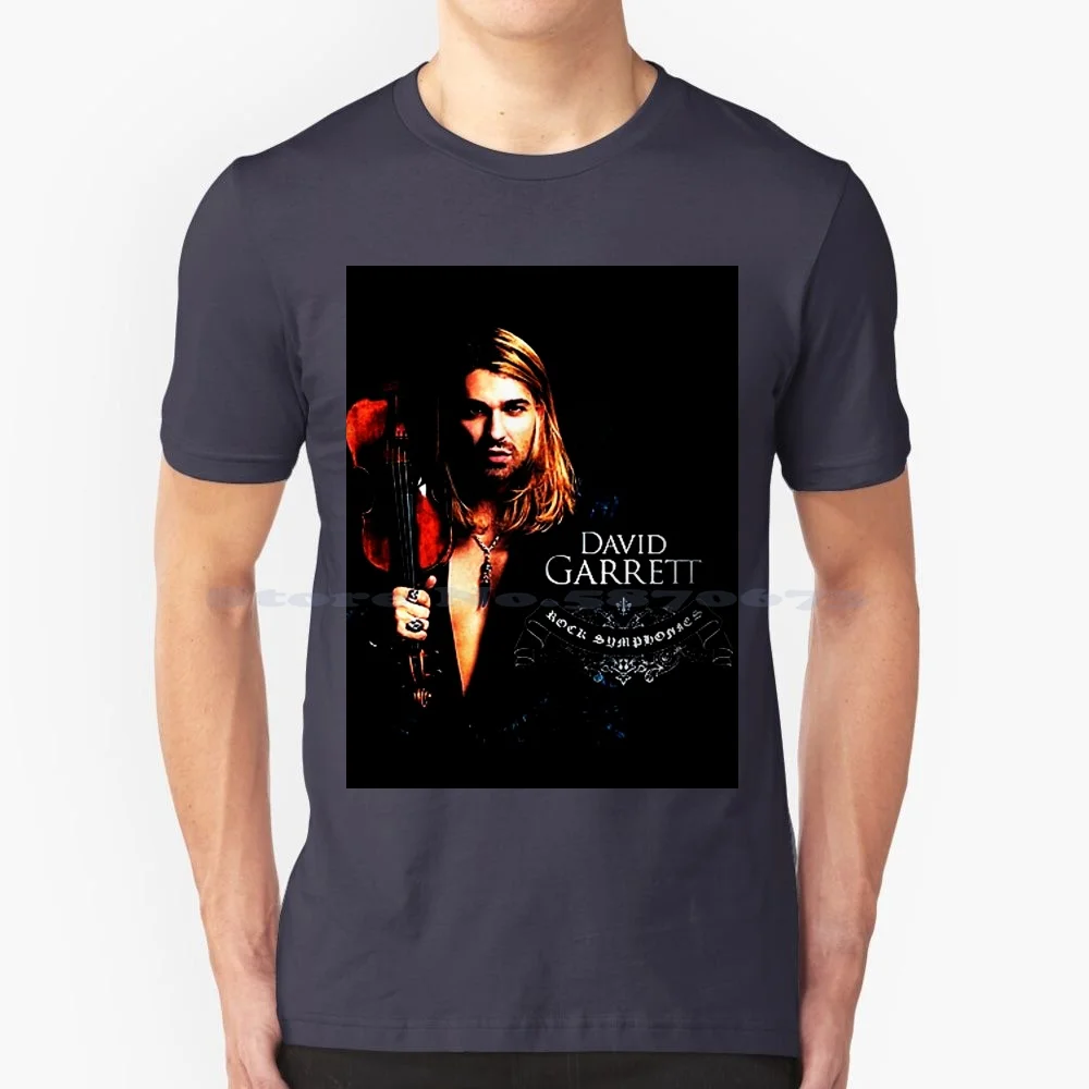 Symphony Rock Garret T Shirt 100% Cotton Tee Best Selling Logo Black Foot Lakuan Band Blackfoot David Andre Rieu Anthrax Yes