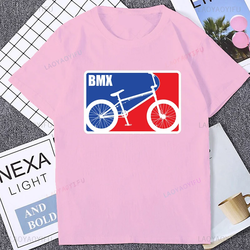 رائجة البيع BMX الدراجة الجرافيك الأساسية التي شيرت فضفاض الشارع الشهير موضة Harajuku الهيب هوب رجل تي شيرت التنفس الراحة القطن تي شيرت #5