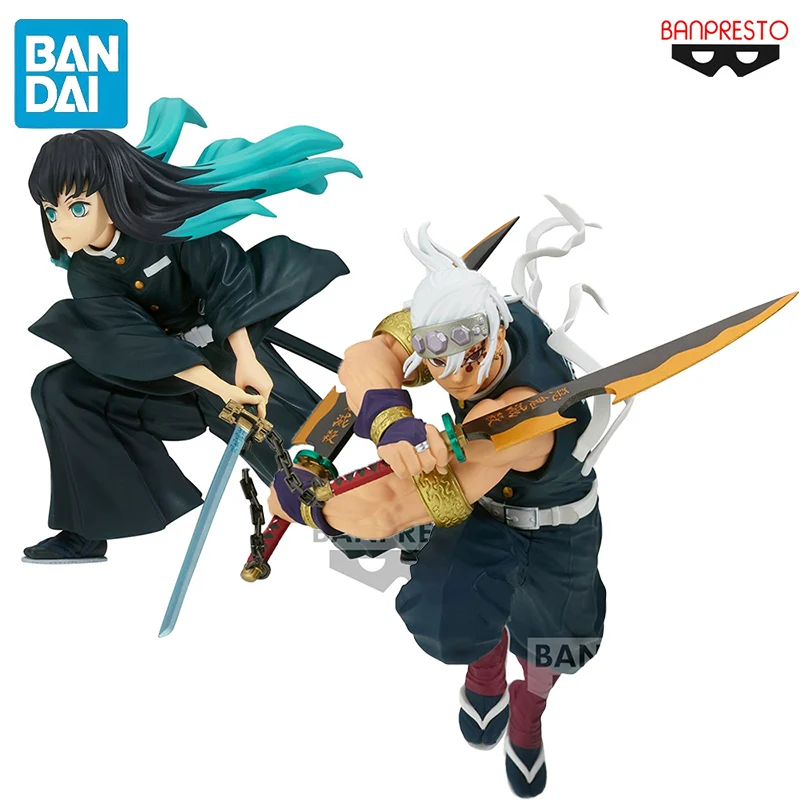 

In Stock BANPRESTO VIBRATION STARS Demon Slayer Uzui Tengen Tokitou Muichirou PVC Anime Action Figures Model Collection Toy
