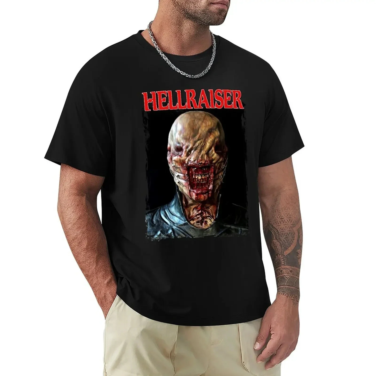 2024 Pinhead From Hellraiser T-Shirt  tops quick drying shirt shirts graphic tees  t shirts for men new design