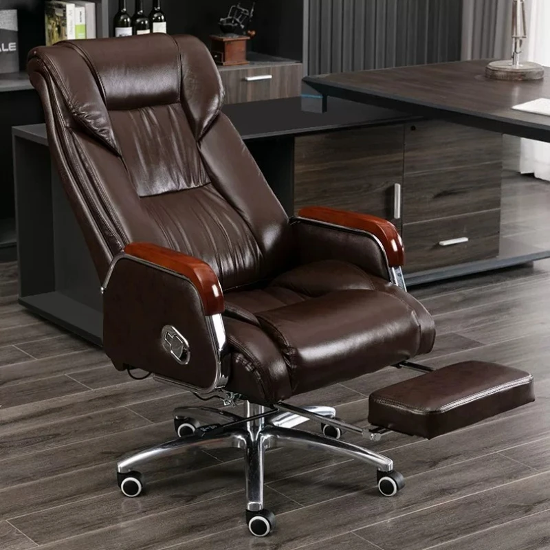 Computer Ergonomic Swivel Office Chair Luxury Comfy Rolling Office Chair High Back Living Room Chaise Bureau Salon Furniture