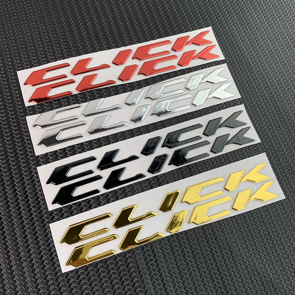 3D Waterdichte Motorfiets KLIK Logo Emblem Stickers Decals voor Honda KLIK 125 125i KLIK 150i 150