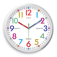 8inch Modern Simple Plastic Glass Wall Clock Living Room Bedroom Kitchen Home Decoration Wall Clock Silent Quartz Clock Holiday Gift (No Battery)