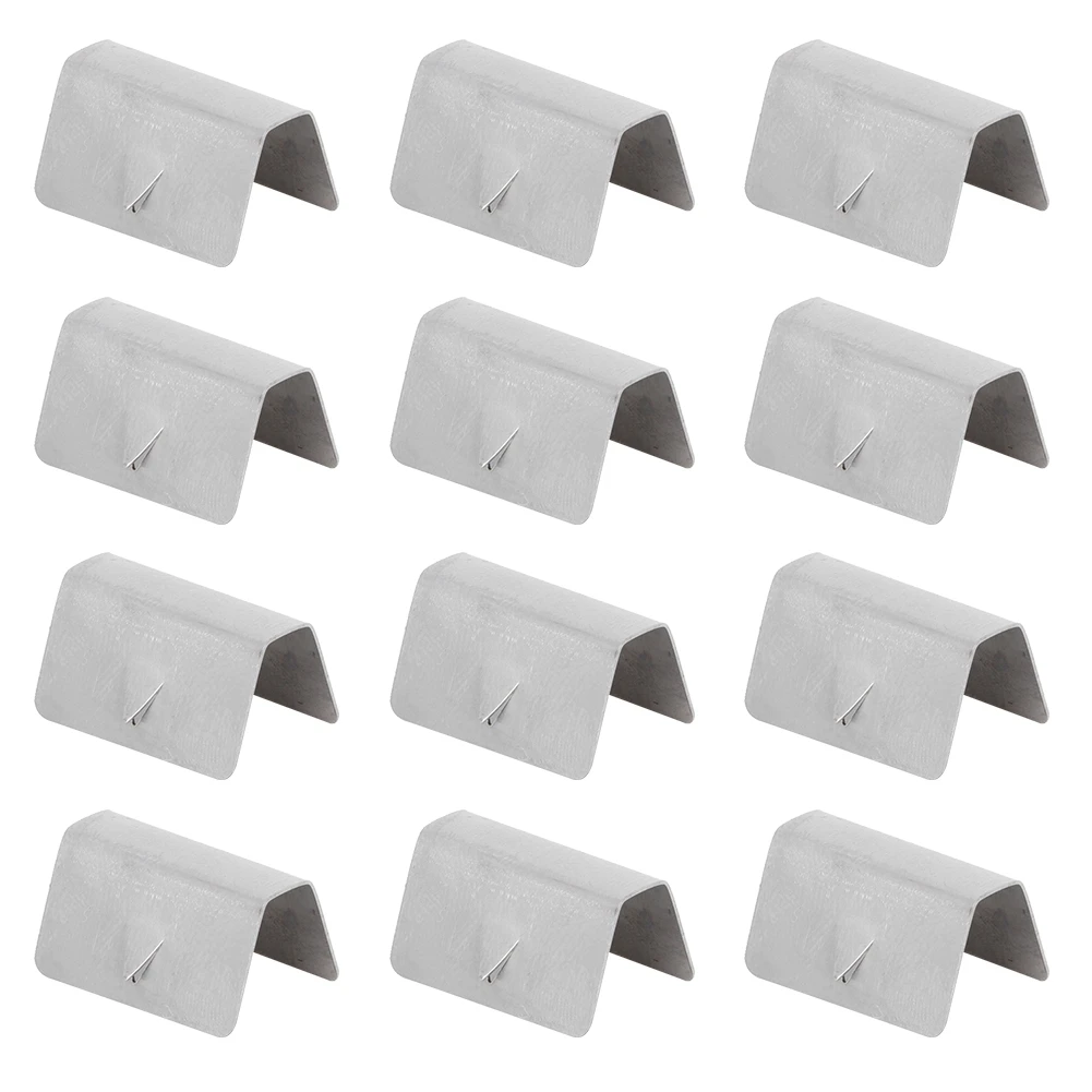 12Pcs Car Wind Rain Deflector Channel Stainless Steel Fixing Retaining Clips Fit For HEKO G3