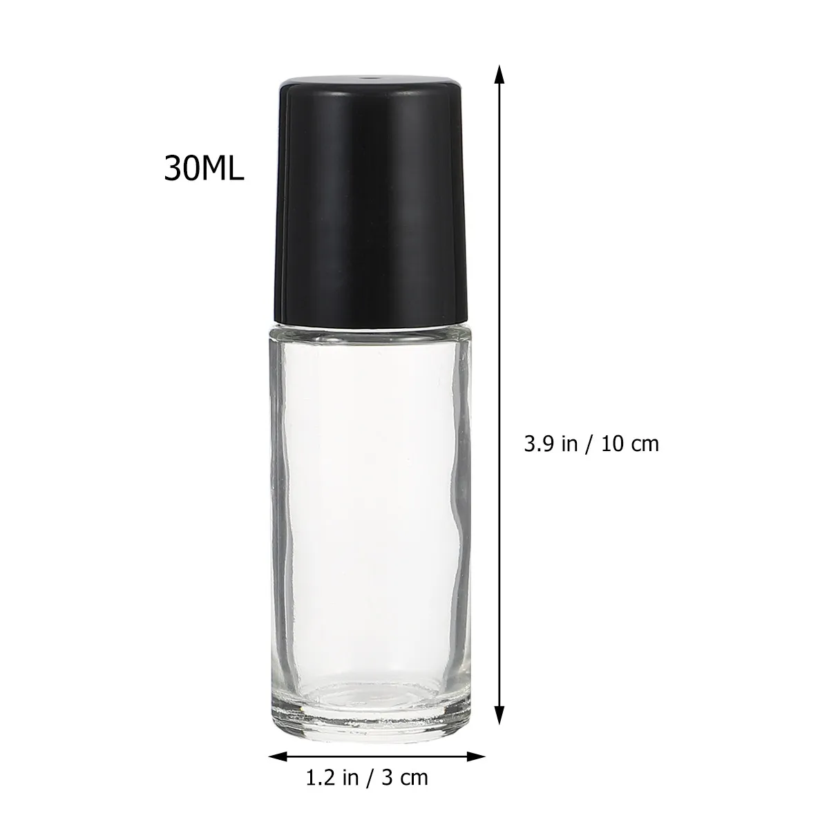6Pcs Roller Bottle Essential Oil Bottles Leakproof Refillable Portable White Glass Subpackaging Bottles for Travel Use view 4