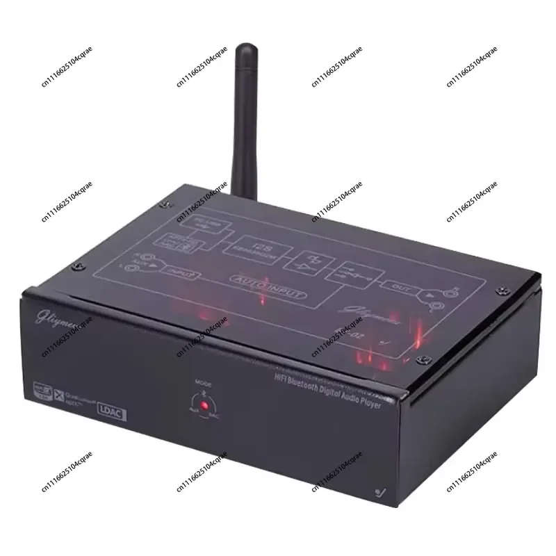 AIYIMA SMSL Hifi LDAC APTX lossless Bluetooth Player With Dual 9038 ESS9039 Chips 5125 Qualcomm DAC Decoder Player Audio