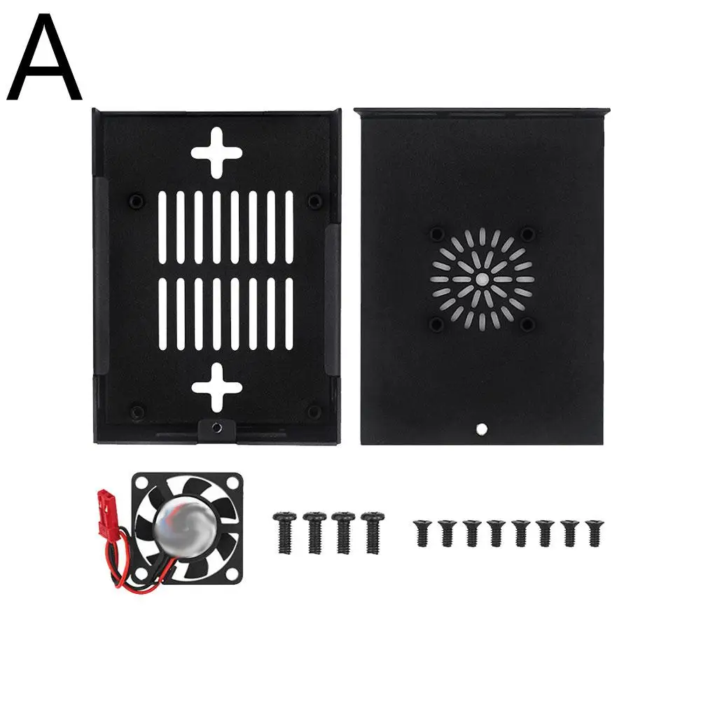 Untuk Pi 5 Max Casing Logam dengan Kipas Angin Antena Pendingin Pasif Aktif Opsional Cangkang Aluminium Radiator Heatinks Logam J1V7