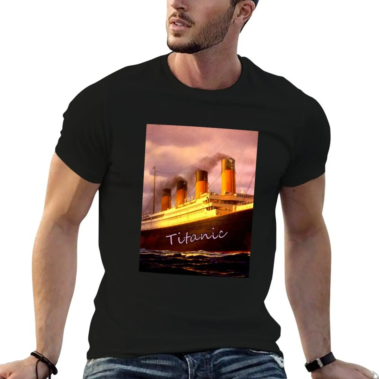 

RMS Titanic T-Shirt man t shirt summer man t shirt luxury cotton t shirt man T-shirt