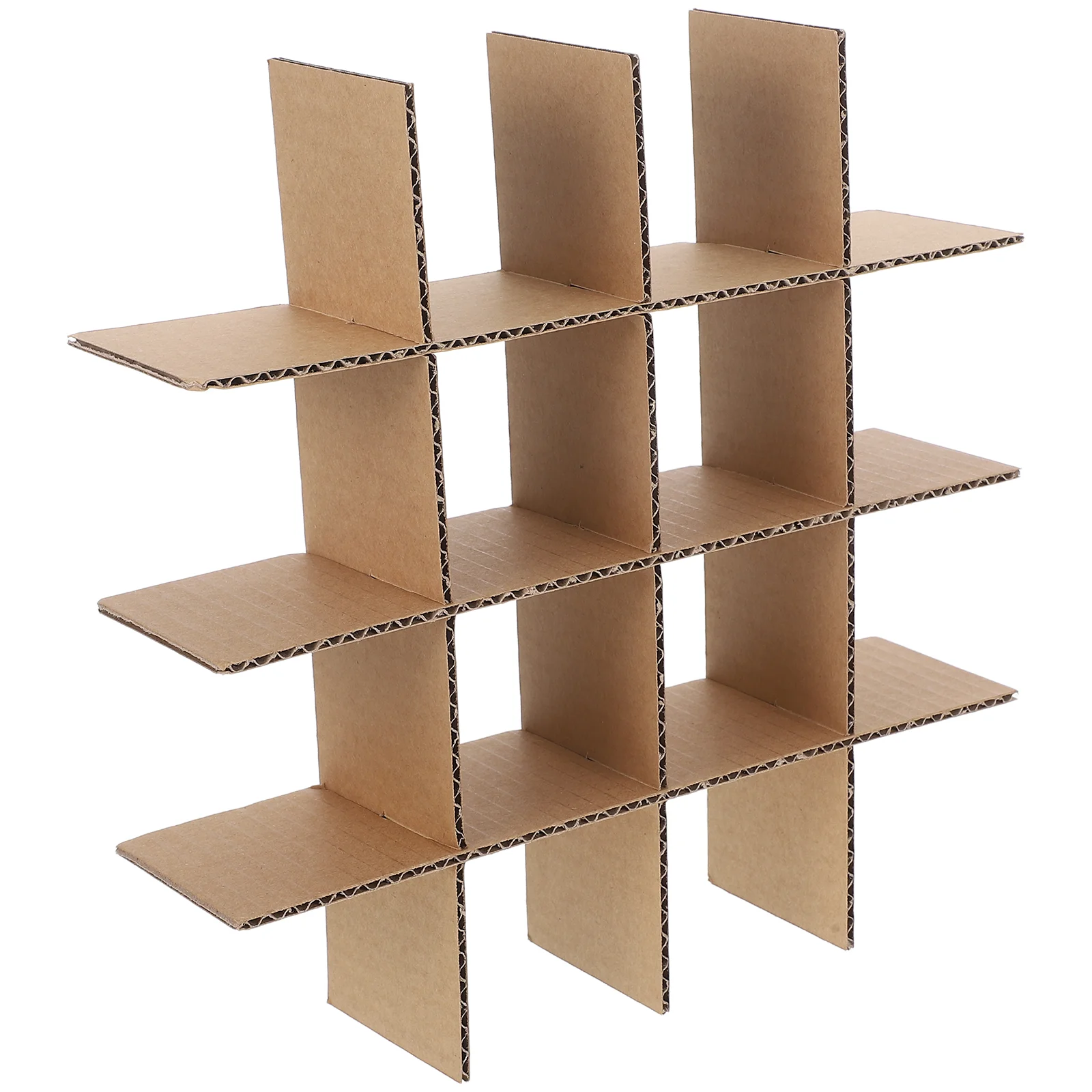 6 Pcs Transparent Corner Protector Shipping Carton Dividers Packing Glass Craft Supply Organizer Khaki L-shaped Packaging