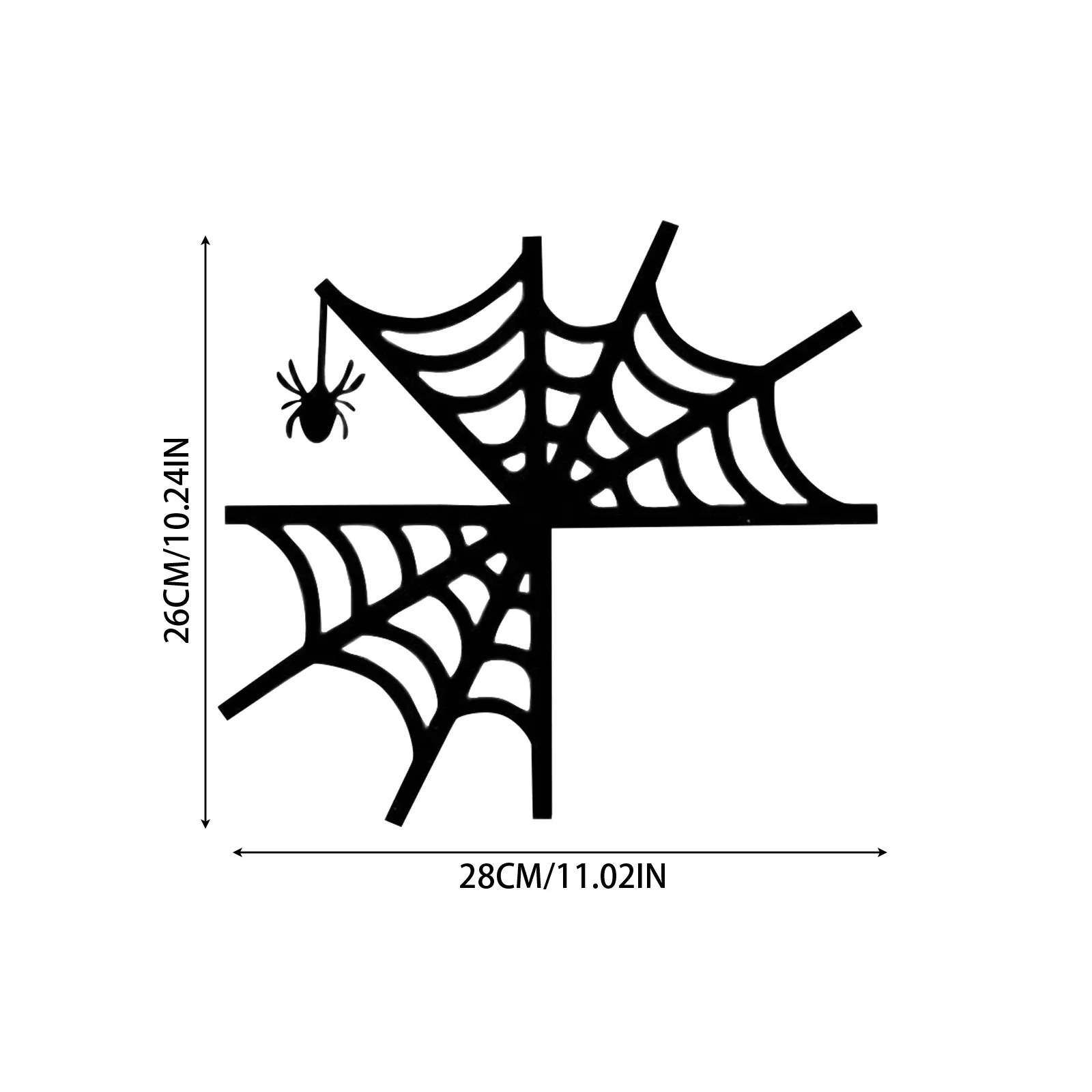 ديكور إطار باب الهالوين، الخفافيش، القرع، شبكات العنكبوت، لافتة زاوية الباب والنافذة، ديكور المنزل للهالوين، ملصقات الزاوية #4