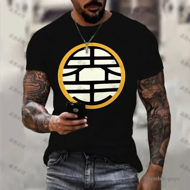 2026 Herren Gym Streetwear Dragon Ball T-Shirt Goku Kakarot Vegeta T-Shirt Super Saiyan