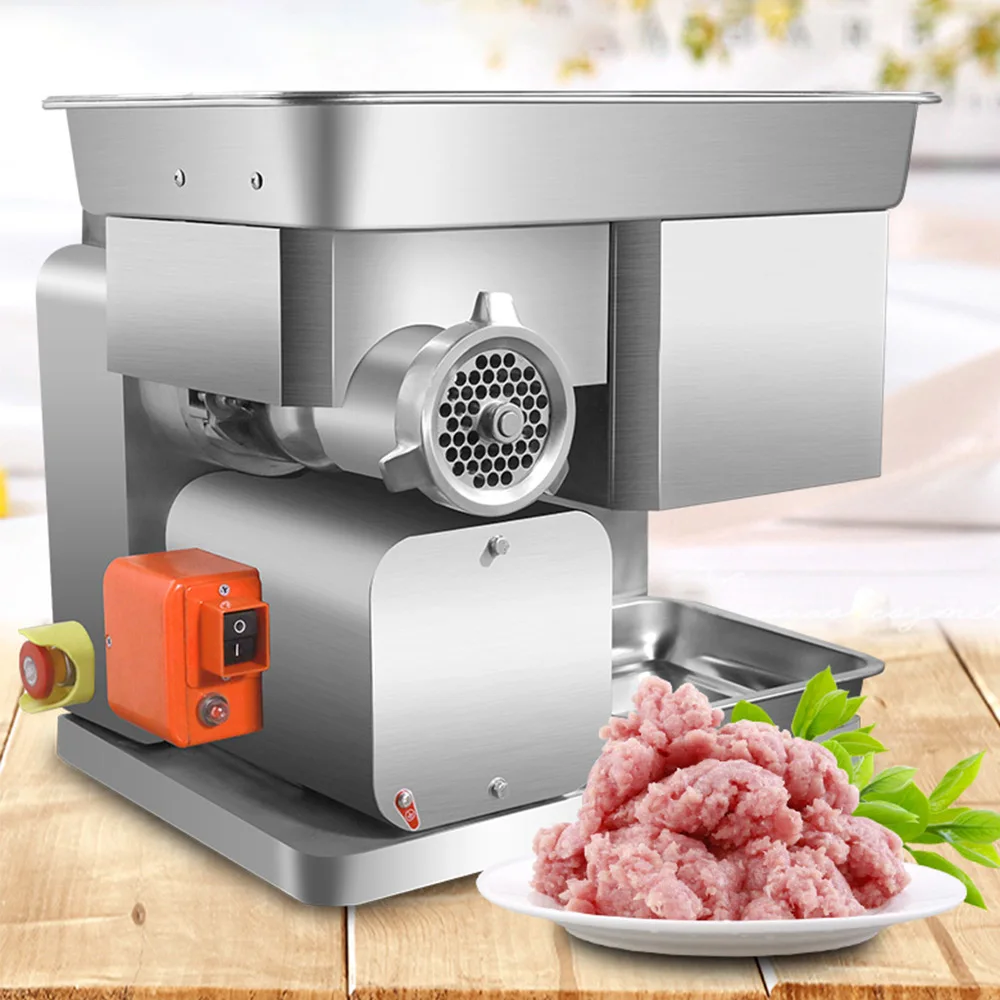 Meat Slicer 1100W Meat Grinder Automatic Slicing Shredded Electric Sausage Machine Kitchen supplies