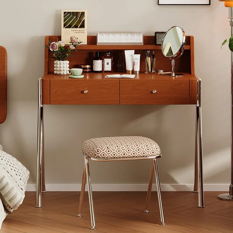 

Mid Century Vintage Vanity Table Femme Corner Tallboy French Vanity Table Design Unique Tocador De Maquillaje Bedroom Furniture