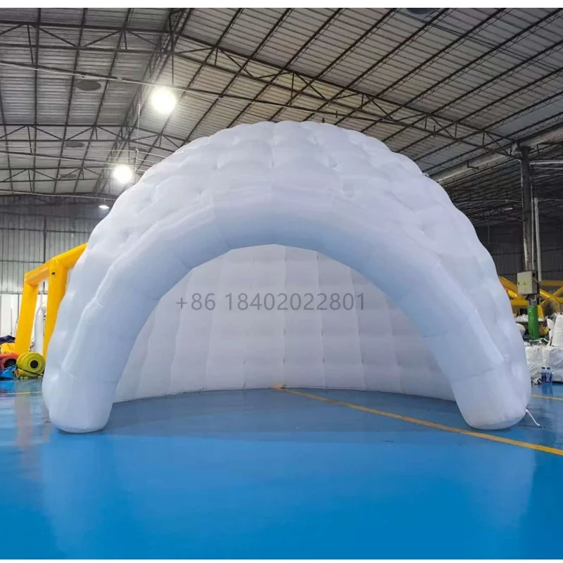 Tenda gonfiabile personalizzata per cupola per feste Tenda gonfiabile per esterni in tessuto Oxford impermeabile traspirante per eventi e riunioni