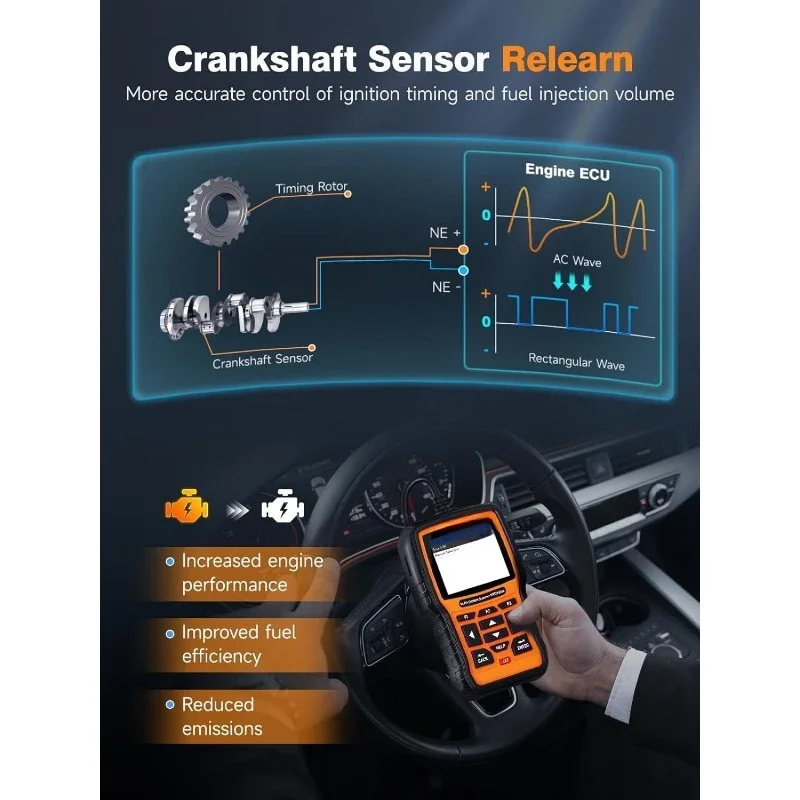 Fast shipping.SRS Diagnostic Scan Tool Code Reader for Chevrolet Cadillac GMC fit for GM OBD2 Scanner, Bi-Directional All System