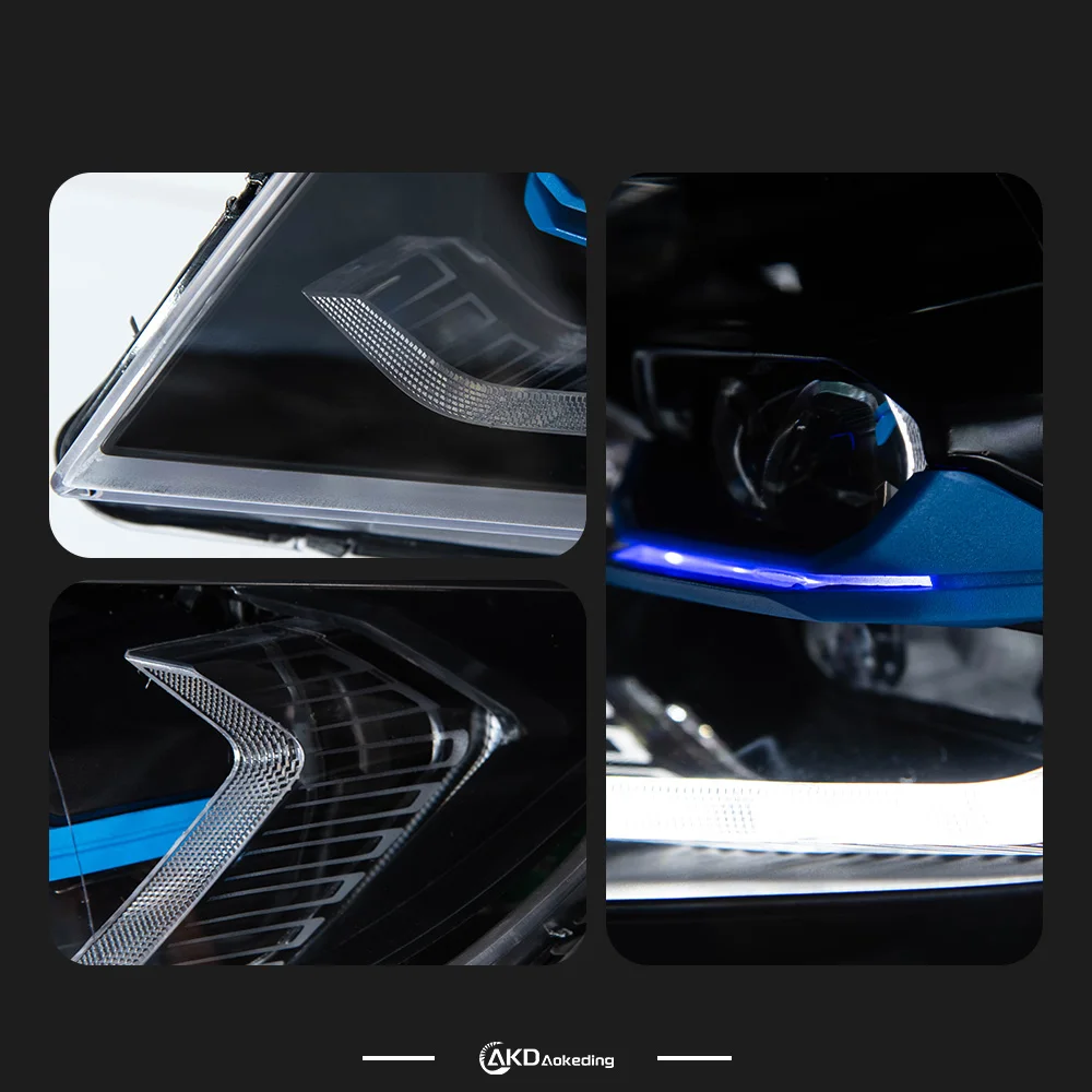 

Фара AKD для BMW E90, светодиодная, 2005-2012, для моделей 320i, 325i, 318i, с ДХО, поворотниками, дальним светом и линзой-проектором Angel Eye